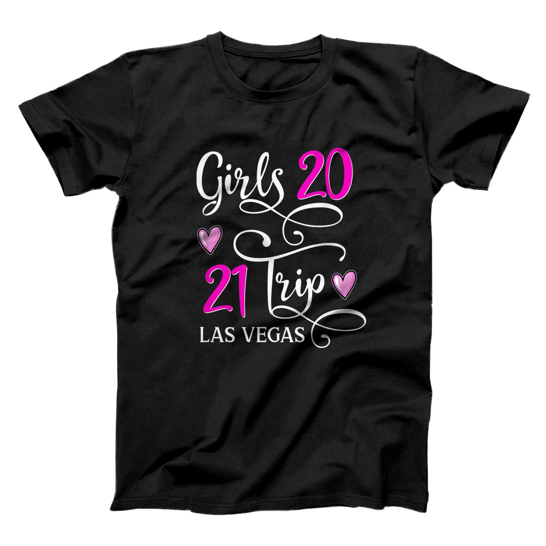 Personalized Girls Trip 2021 Las Vegas Vacation Travel Group Matching T-Shirt