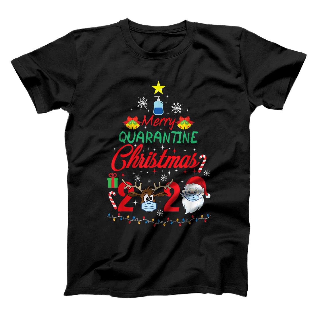 Personalized Merry Quarantine Christmas 2020 pajama Family Christmask T-Shirt