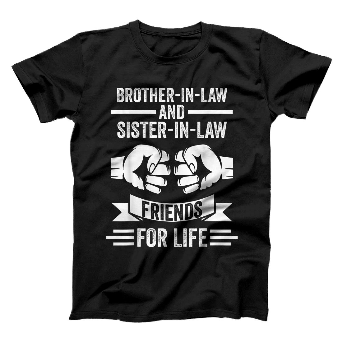 Personalized Brother-in-law & sister-in-law friends for life Gift T-Shirt