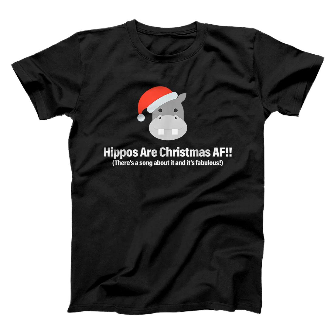 Personalized Hippos Are Christmas AF!! T-Shirt
