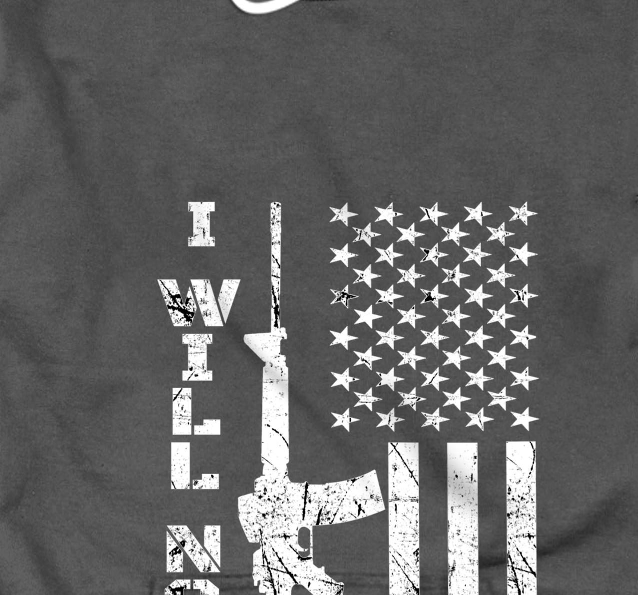I WILL NOT COMPLY Ar15 (Back) Ar-15 Gift For Men Women Pullover Hoodie