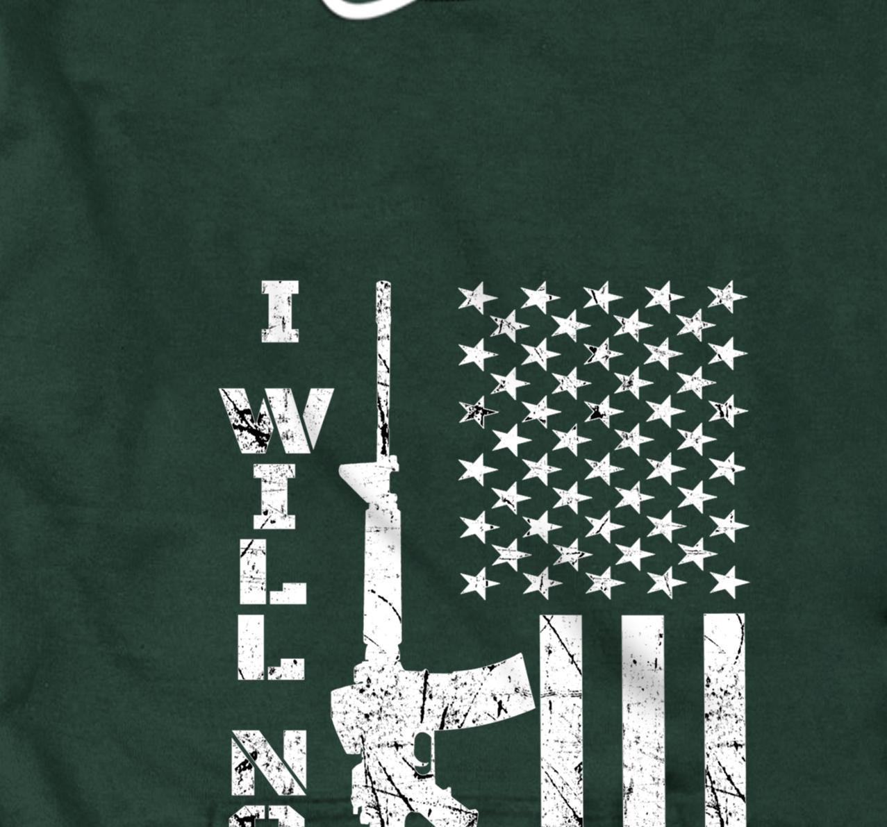 I WILL NOT COMPLY Ar15 (Back) Ar-15 Gift For Men Women Pullover Hoodie