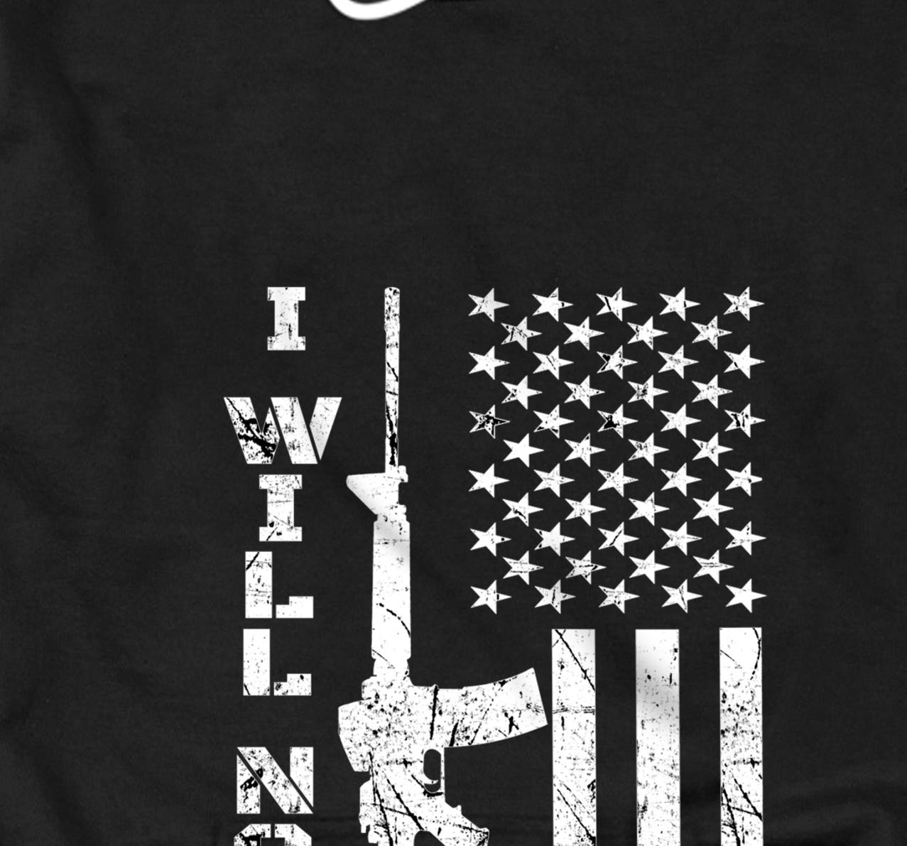 I WILL NOT COMPLY Ar15 (Back) Ar-15 Gift For Men Women Pullover Hoodie