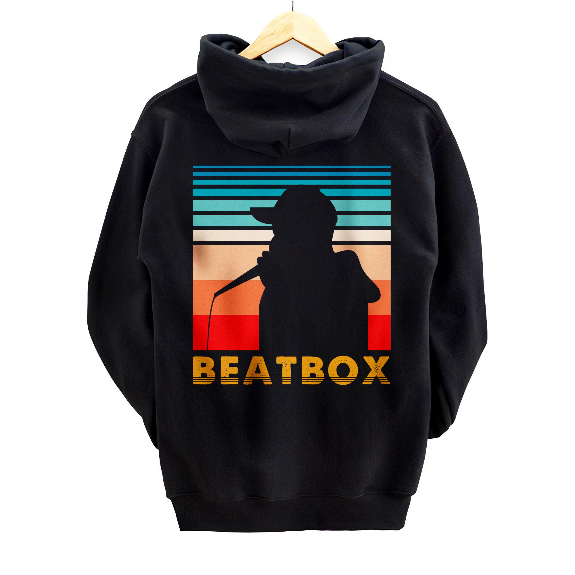 Personalized Beatbox Hoodie Retro Vintage Sunset SwissBeatbox Funny Gift Pullover Hoodie