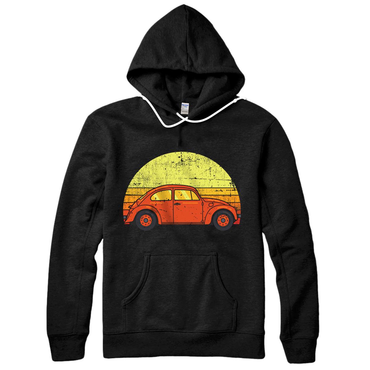 The Beetles Car Vintage Punch Buggy Retro Style Old Bugs Pullover Hoodie