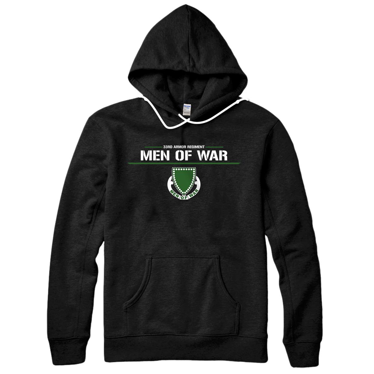 Personalized 33rd Armor Regiment Pullover Hoodie