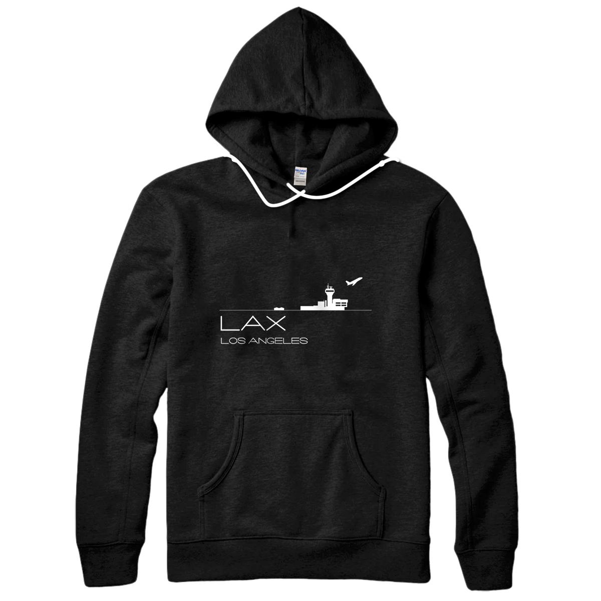 Personalized Los Angeles Airport Code Souvenir Gift LAX Pullover Hoodie