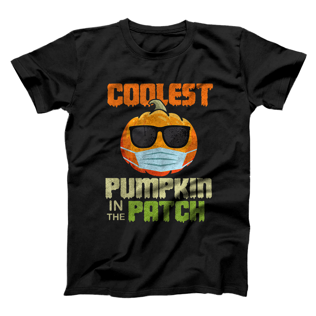 Personalized Coolest Pumpkin In The Patch Halloween Boys Girls Quarantine T-Shirt