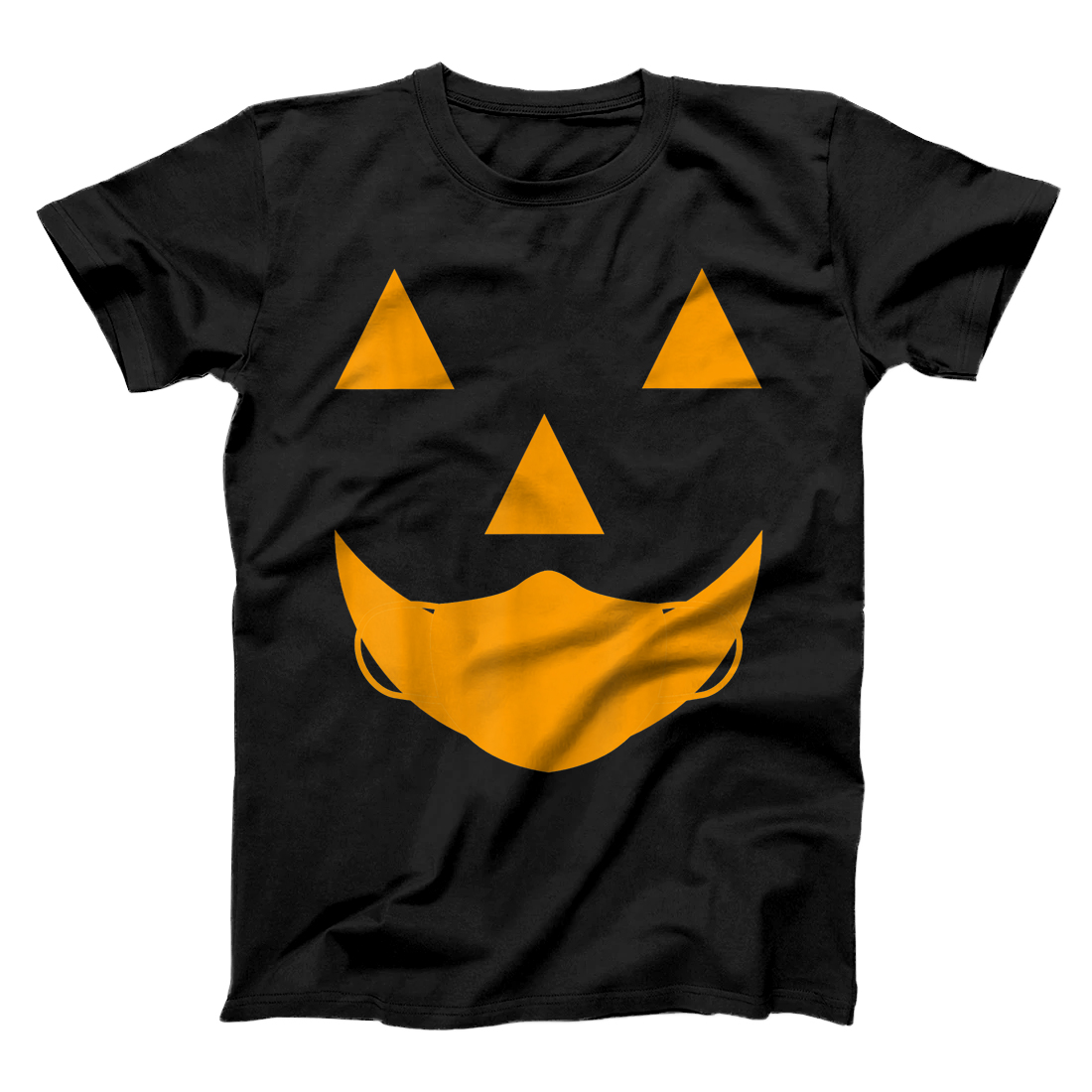Personalized halloween Pumpkin wearing a mask 2020 Jackolantern Gift T-Shirt