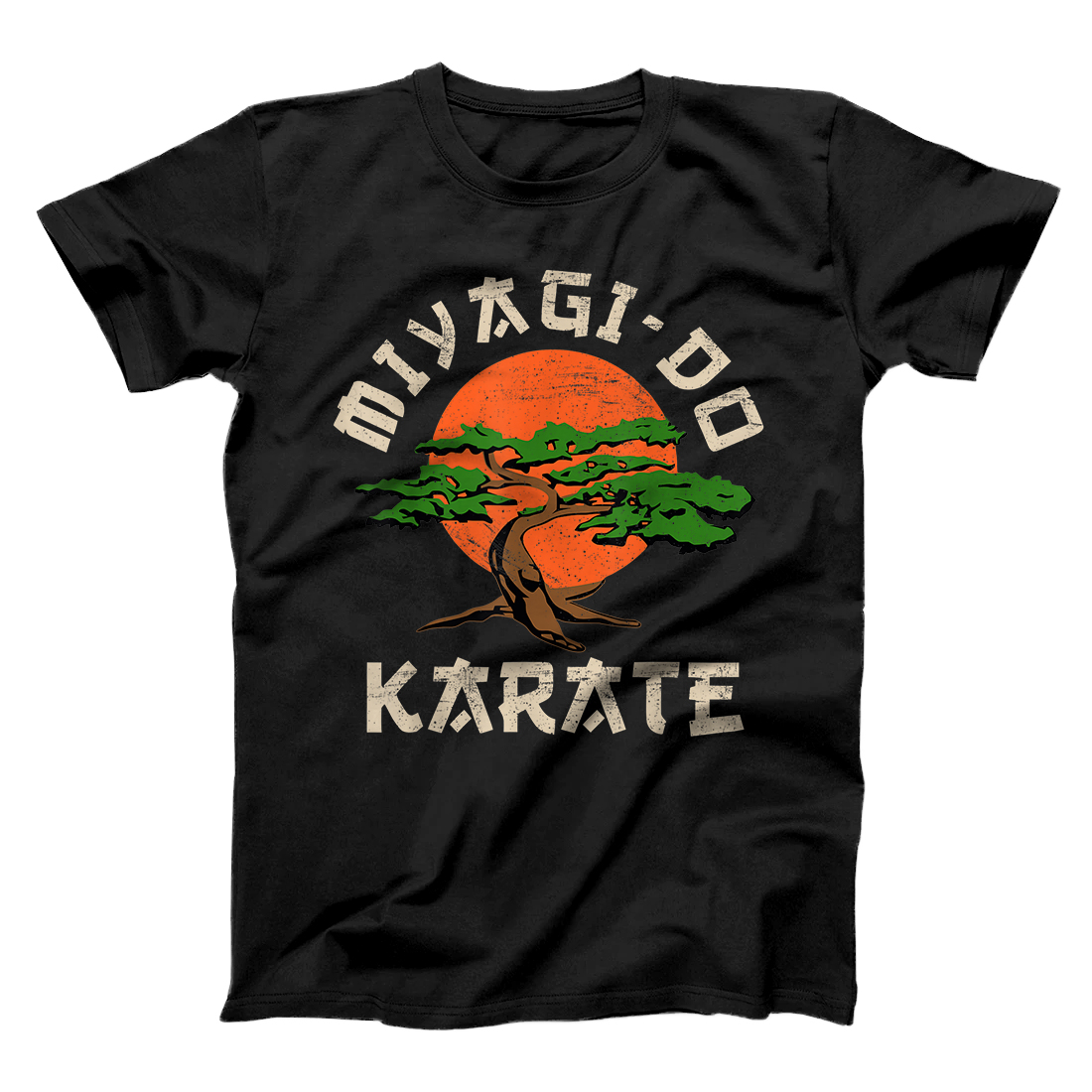 Personalized Vintage Miyagi-Do T-Shirt Karate Bonsai Tree T-Shirt