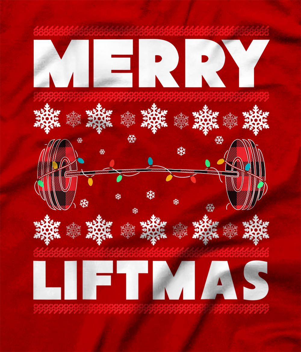Merry Liftmas Funny Christmas Gym Workout Fitness Gift T-Shirt - All Print AZ