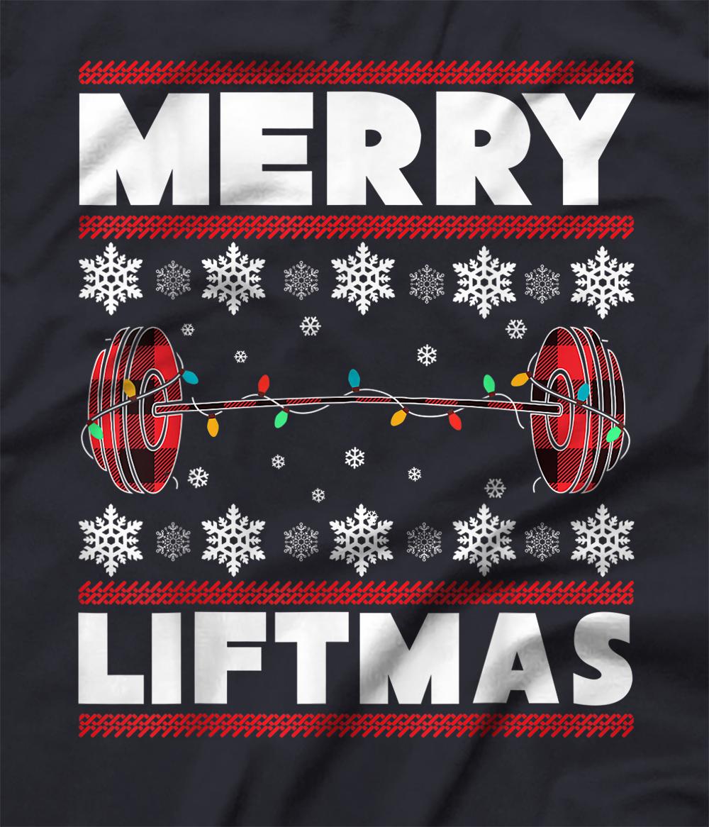 Merry Liftmas Funny Christmas Gym Workout Fitness Gift T-Shirt - All Print AZ