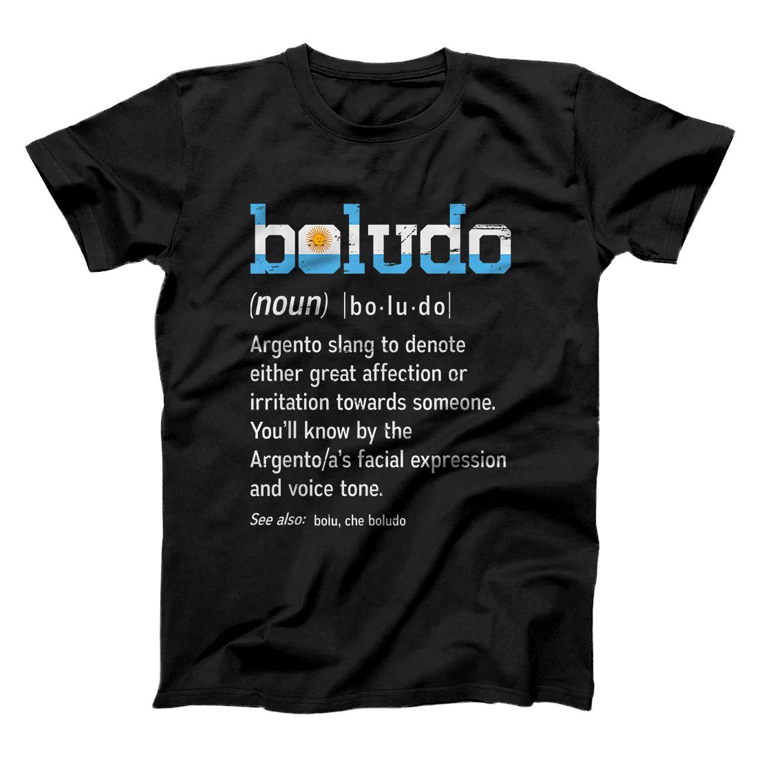 Funny Argentinian Boludo design - Camiseta de Argentina T-Shirt