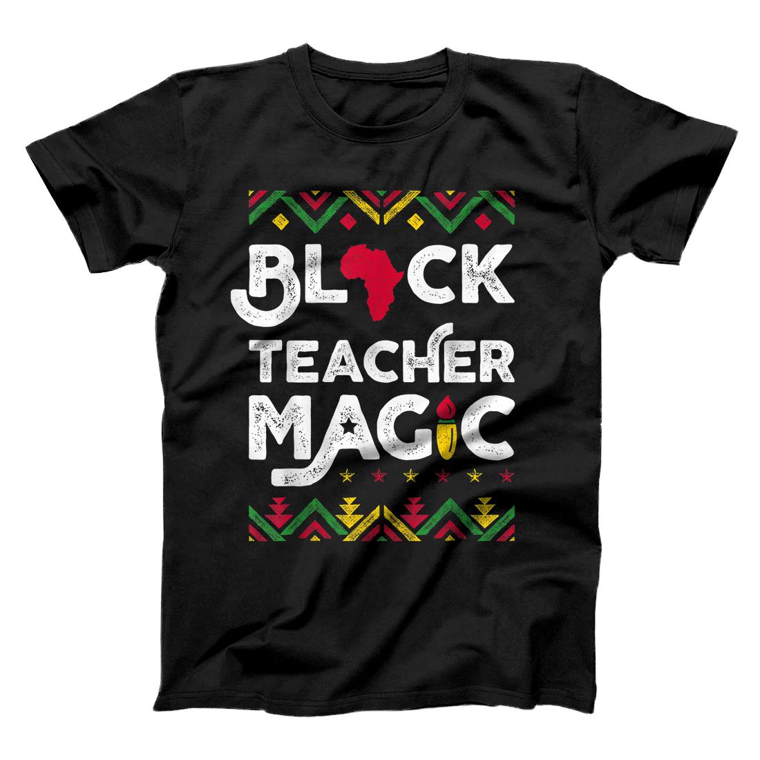 Black Teacher Magic Shirt Teacher Black History Month T-Shirt