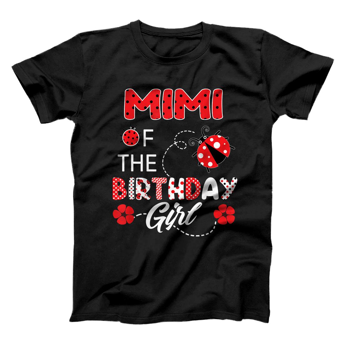 Mimi Of The Birthday Girl - Family Ladybug Birthday T-Shirt