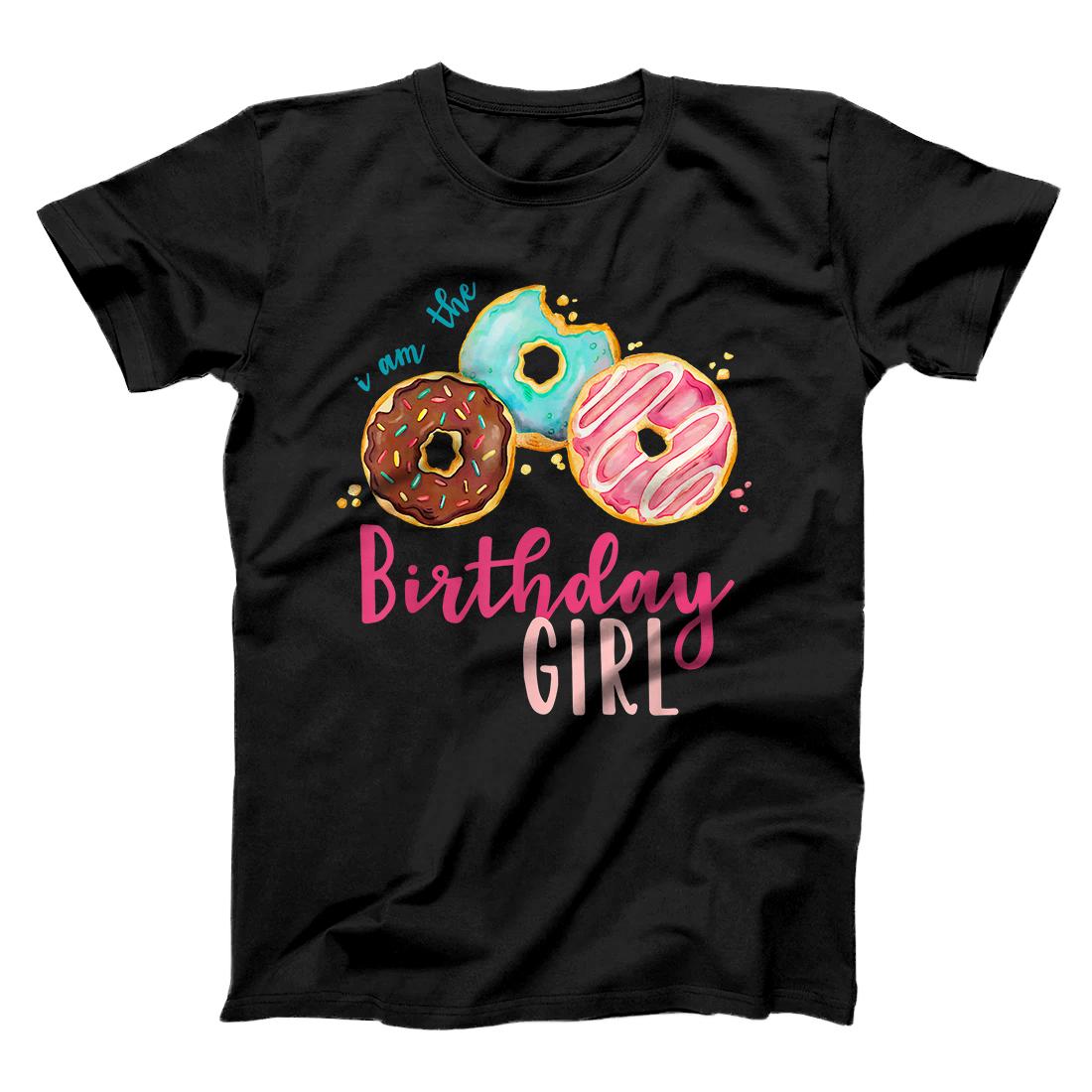 The Birthday Girl Donut Birthday Party Theme Family T-Shirt