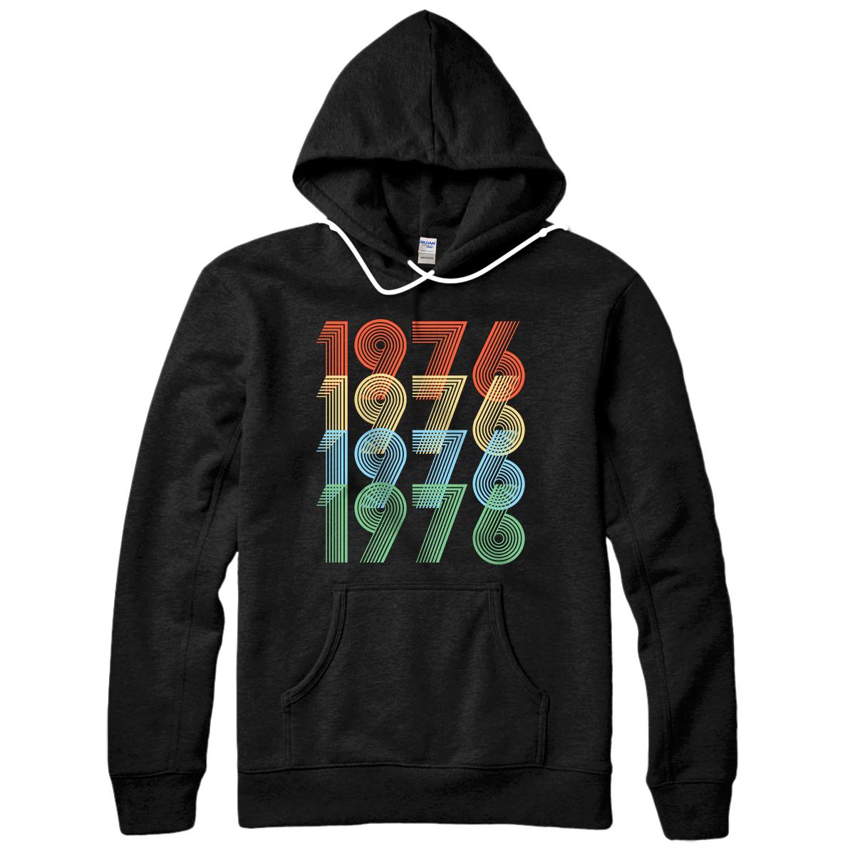 Personalized 1976 Birthday Pullover Hoodie