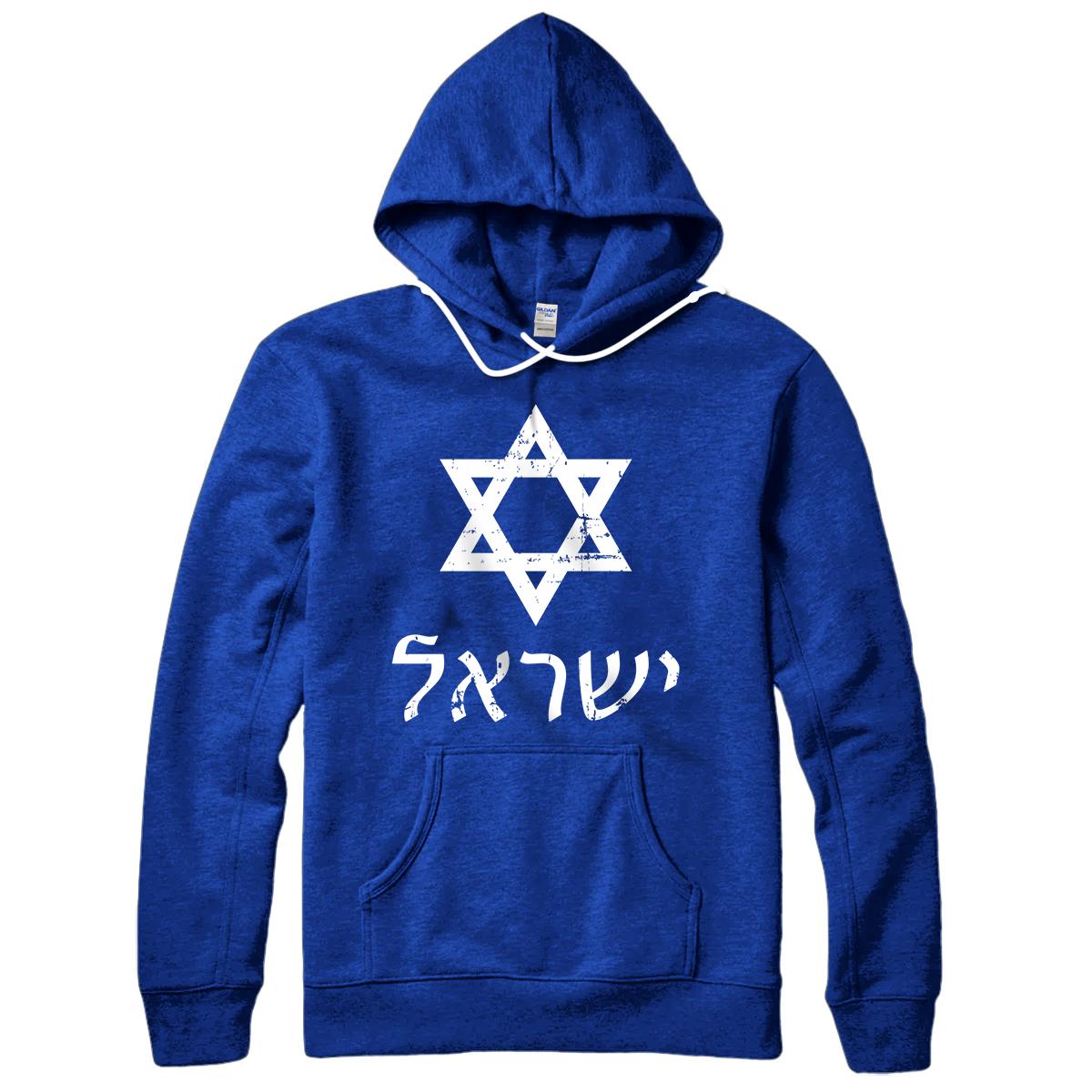 Personalized Israel David star Pullover Hoodie - All Star Shirt