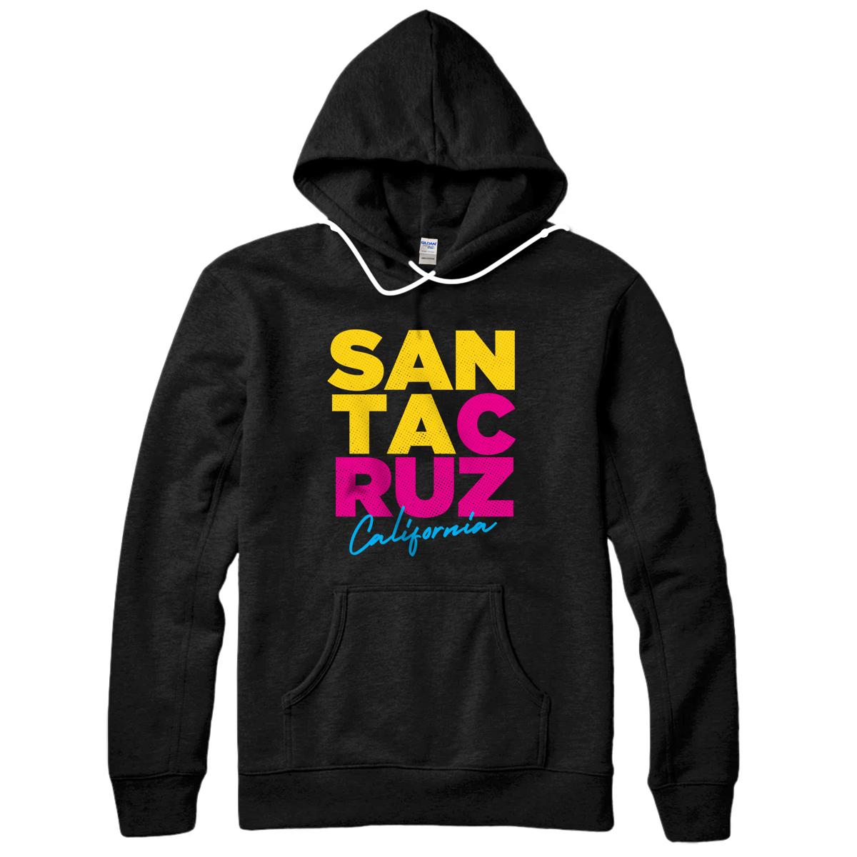 Personalized Santa Cruz California Graphic Pullover Hoodie