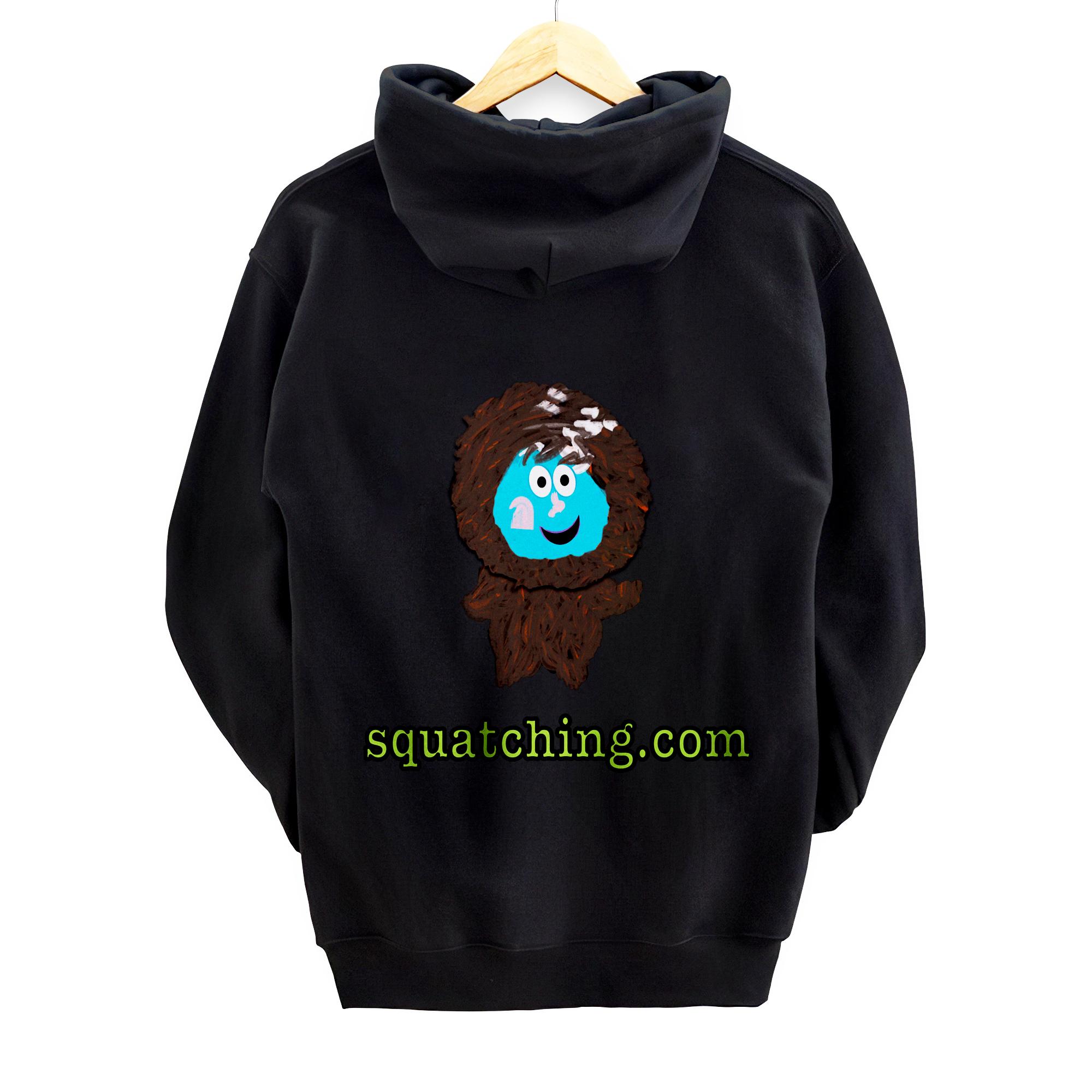 Personalized Baby Bigfoot Back Print Pullover Hoodie