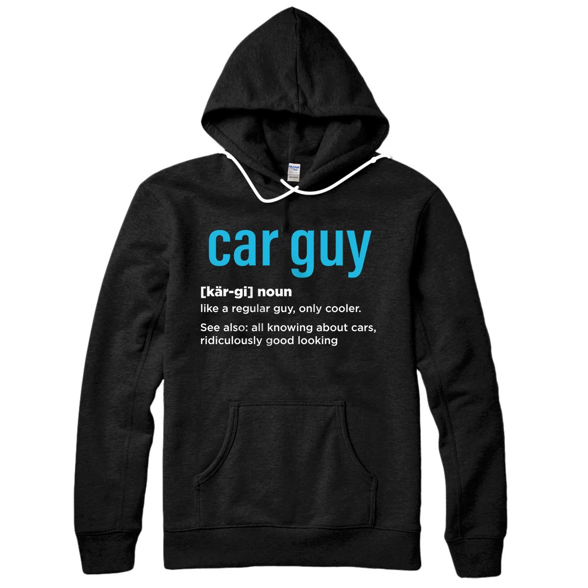 Personalized Car Guy Definition Car Mechanic Funny Father's Day Pullover Hoodie