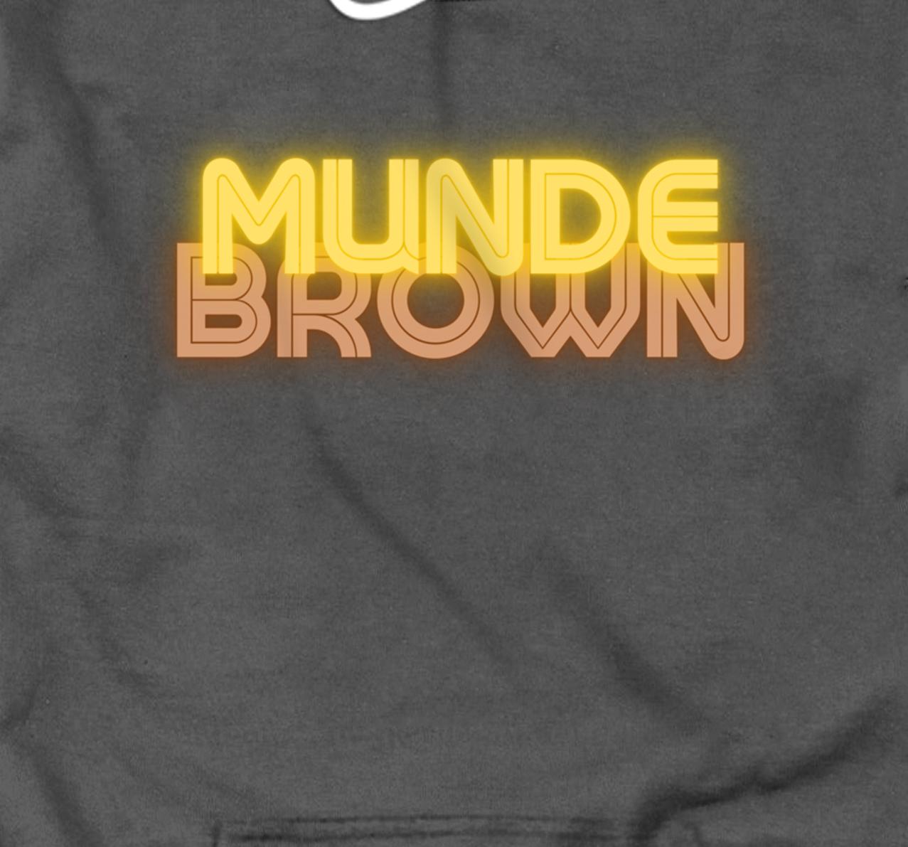 brown munde hoodie