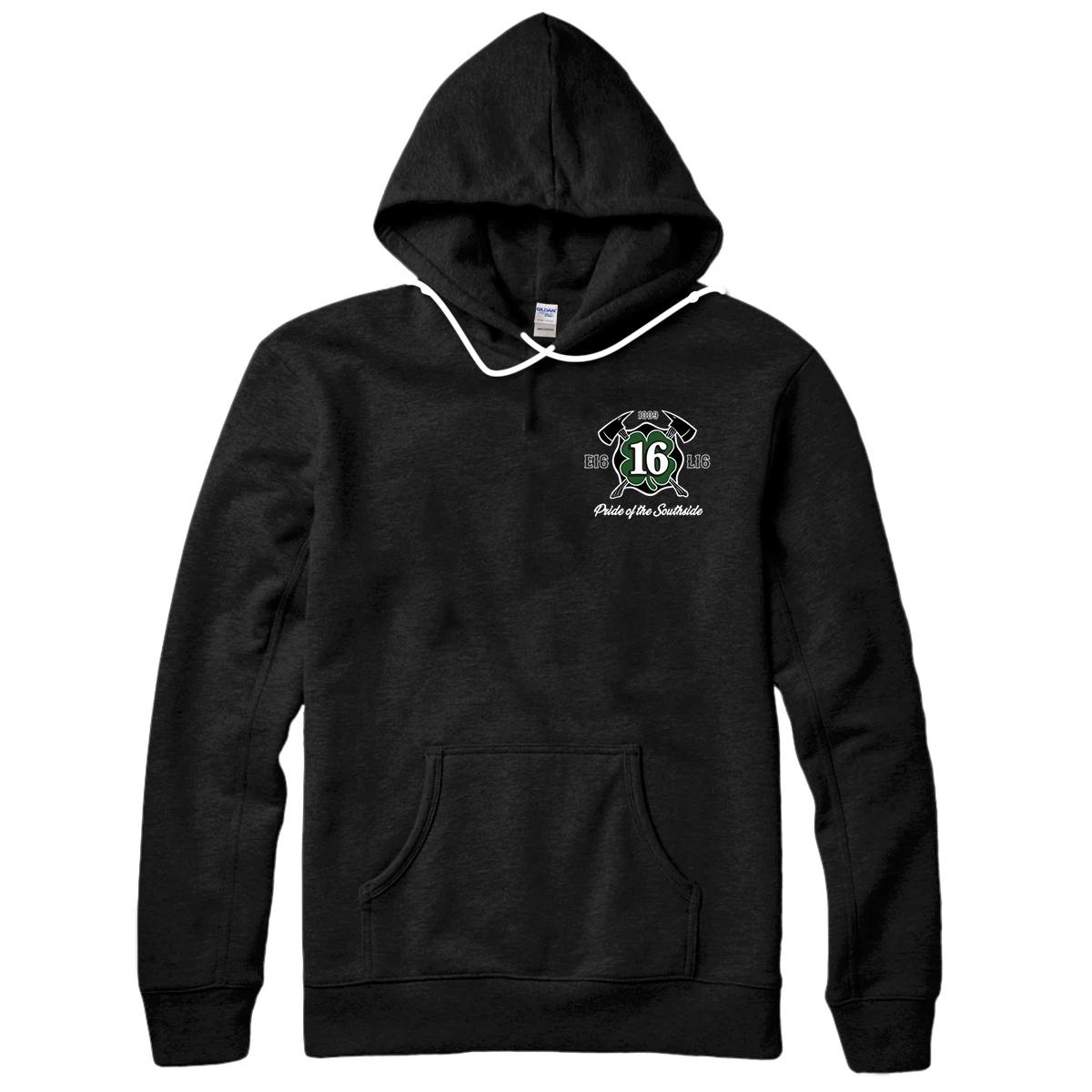 Personalized OKCFD Fire Station 16 Pride of the Southside Logo Pullover Hoodie