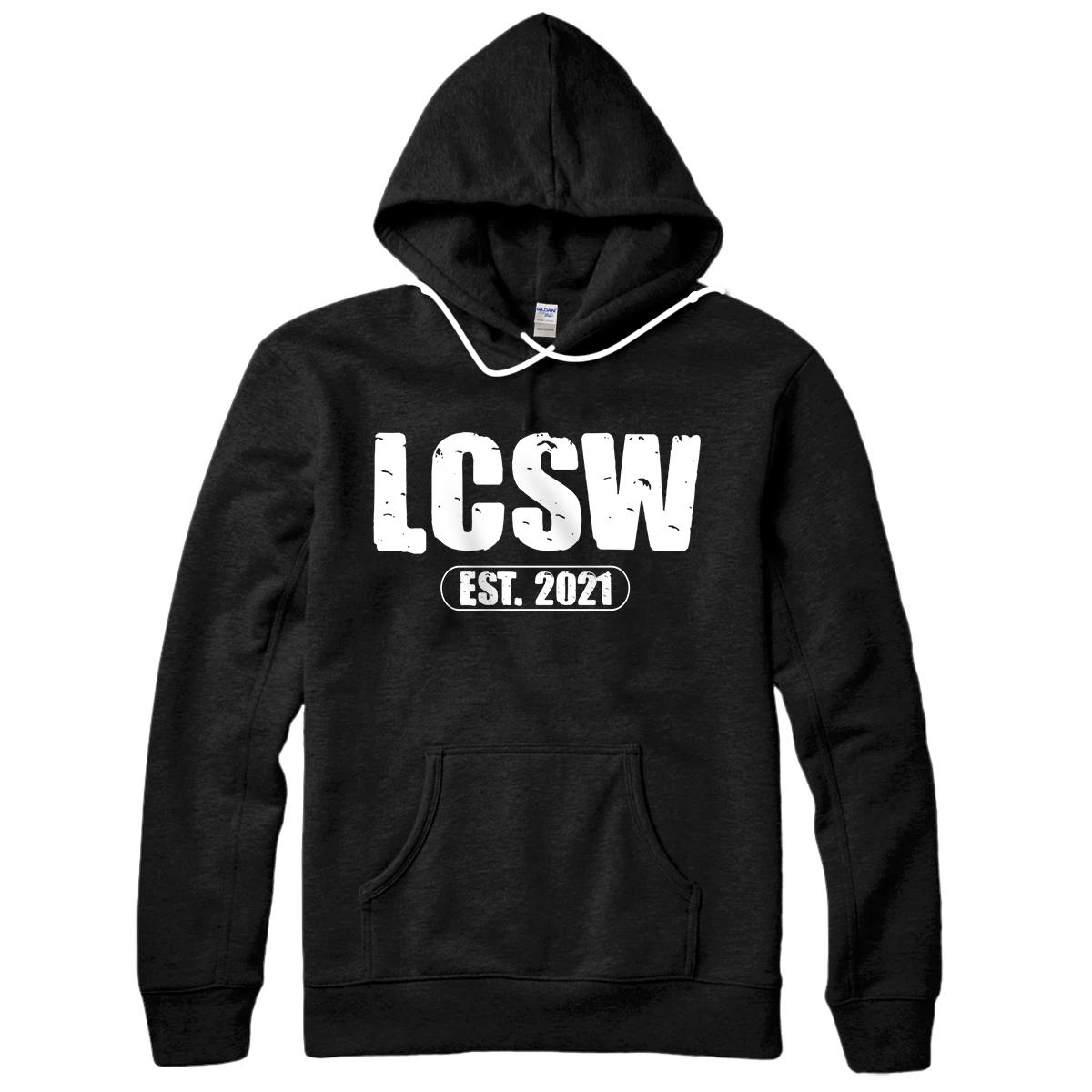 Personalized Licensed Clinical Social Worker Gift For New LCSW Men Women Pullover Hoodie