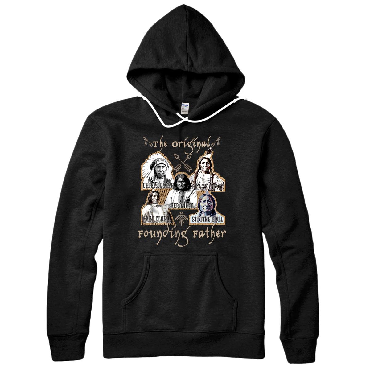 Personalized The Original Founding Fathers Native American Indian Pullover Hoodie