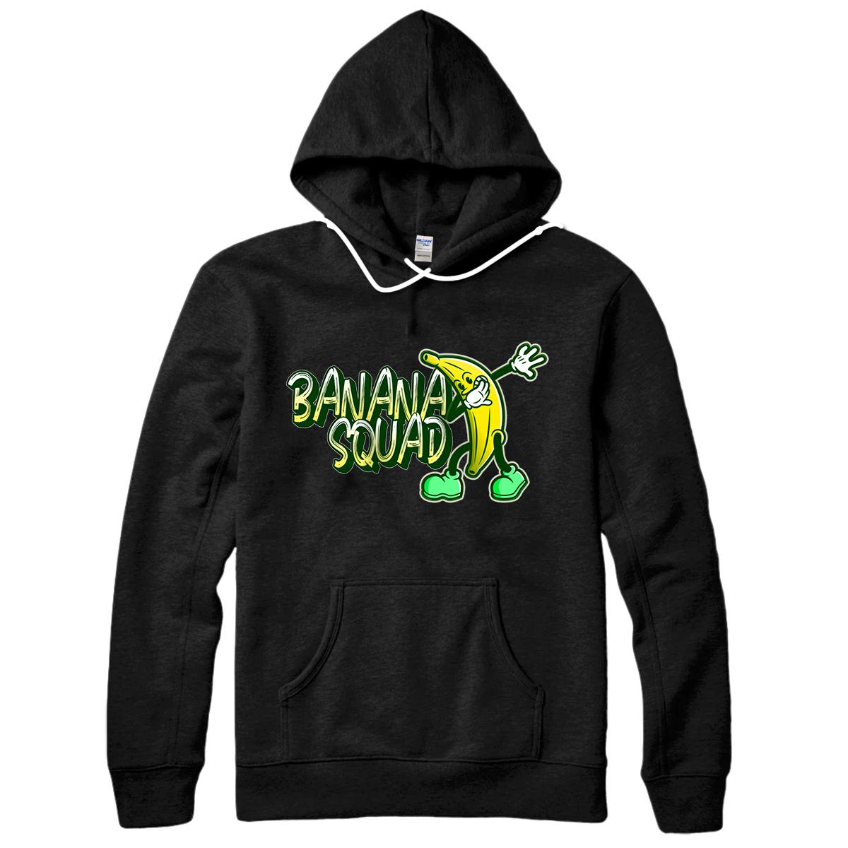 Personalized Banana Squad Funny Dabbing Banana Food & Dab Pullover Hoodie