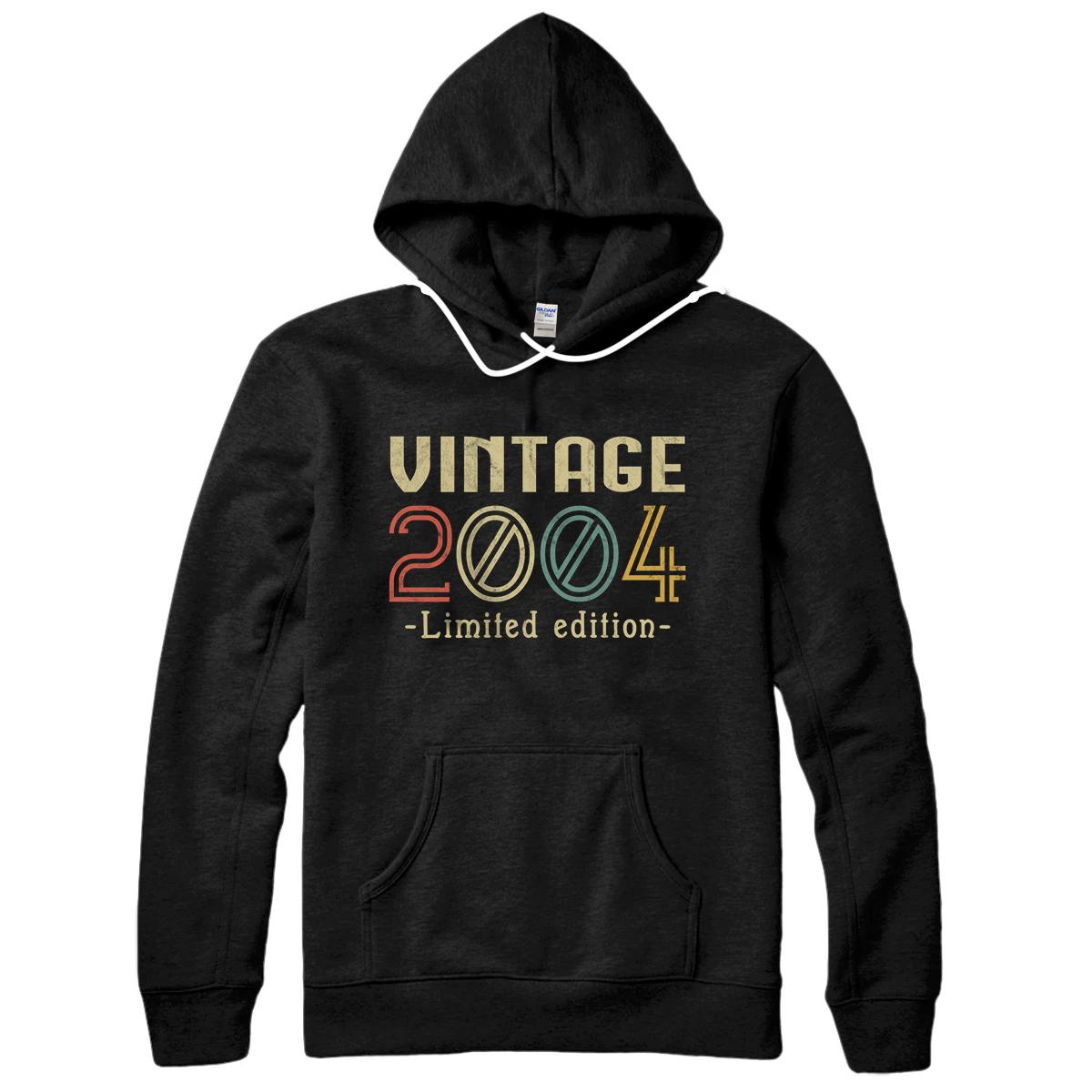 Personalized Vintage 2004 16th Birthday 16 Years Old Gift Sixteenth B-day Pullover Hoodie