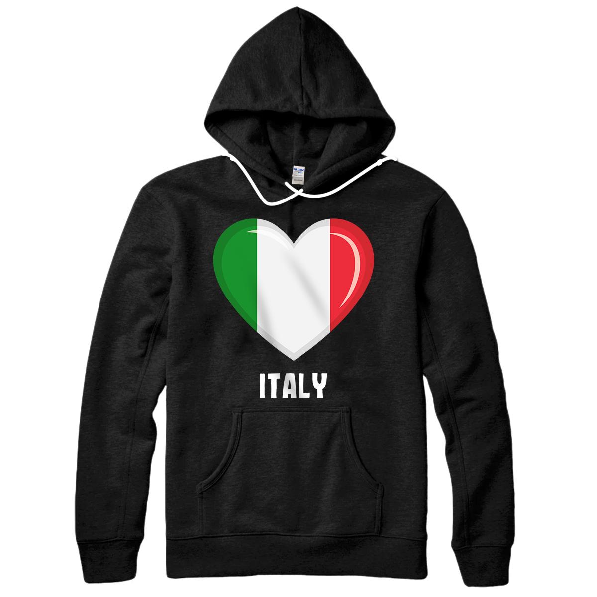 Personalized Italy Flag Hoodie | Italian Pullover Hoodie