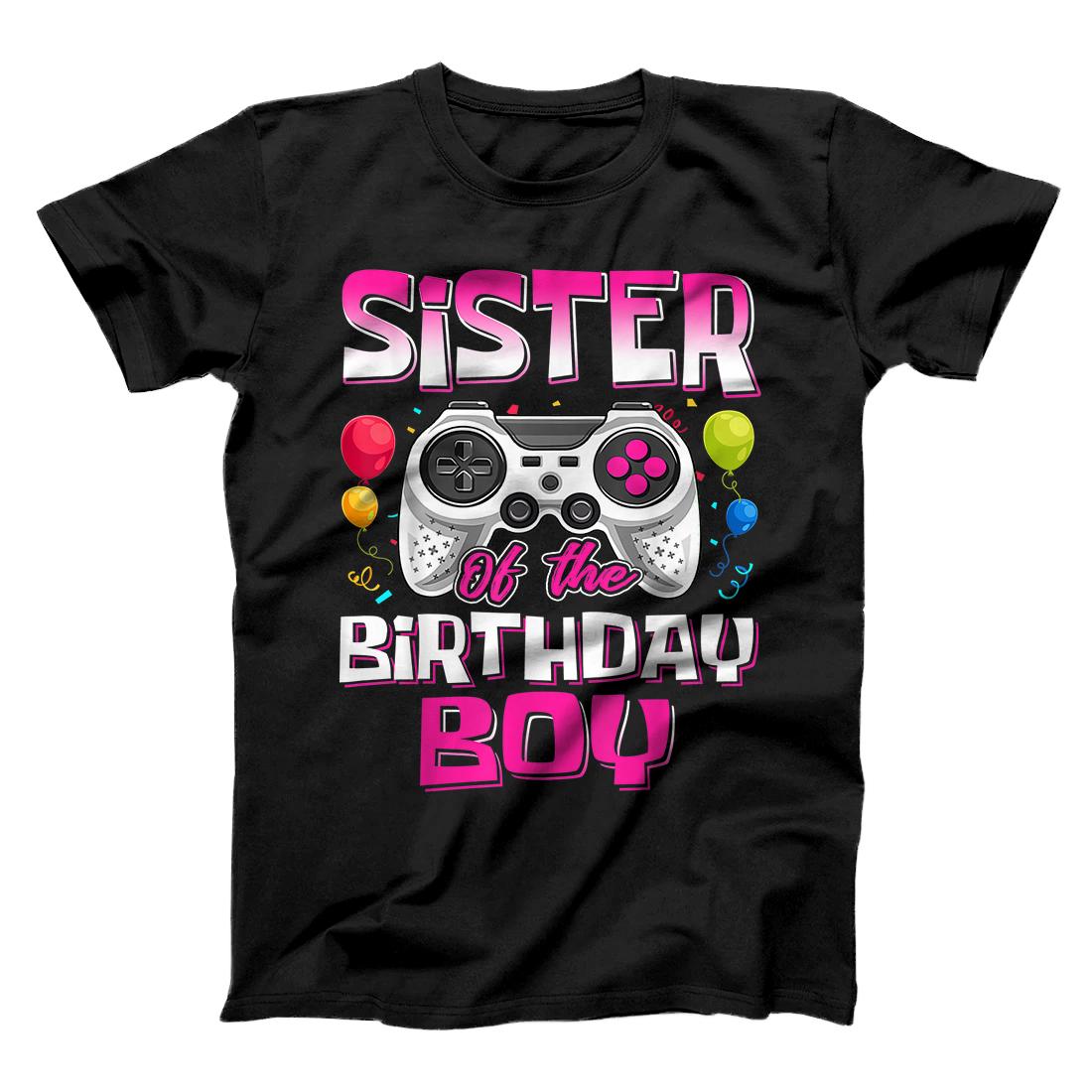 Sister Of The Birthday Boy Matching Video Gamer Birthday T-Shirt