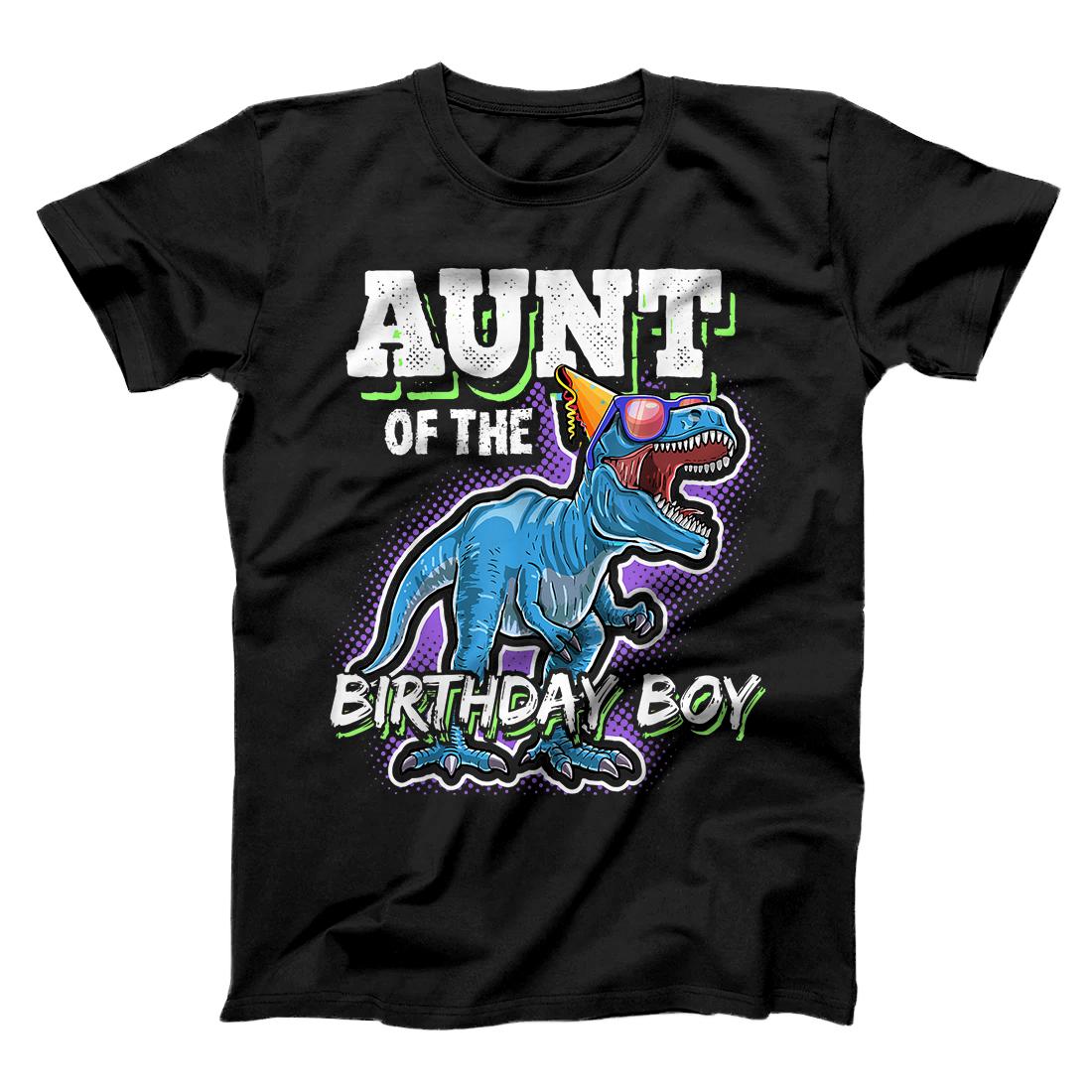 Aunt of the Birthday Boy Matching Family Dinosaur Birthday T-Shirt