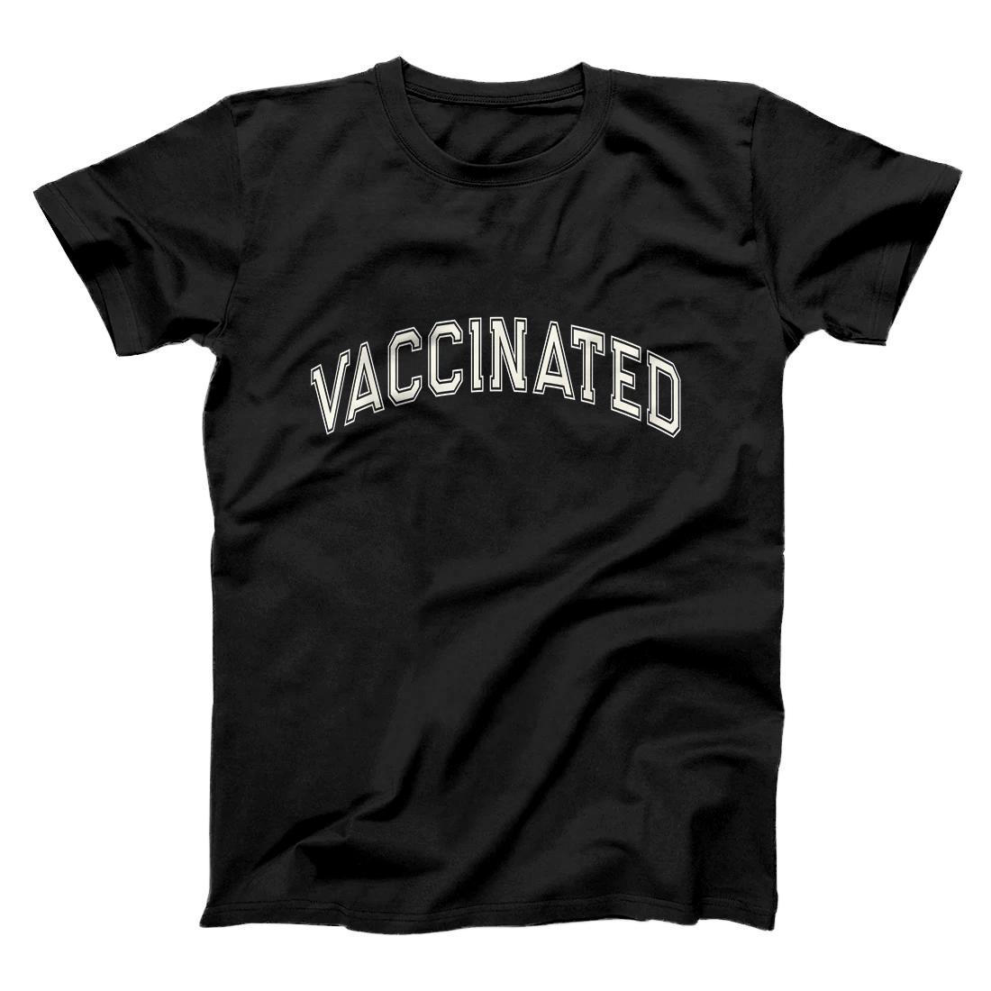 I'm VACCINATED Pro Vaccine Team Hug Me Crew T-Shirt