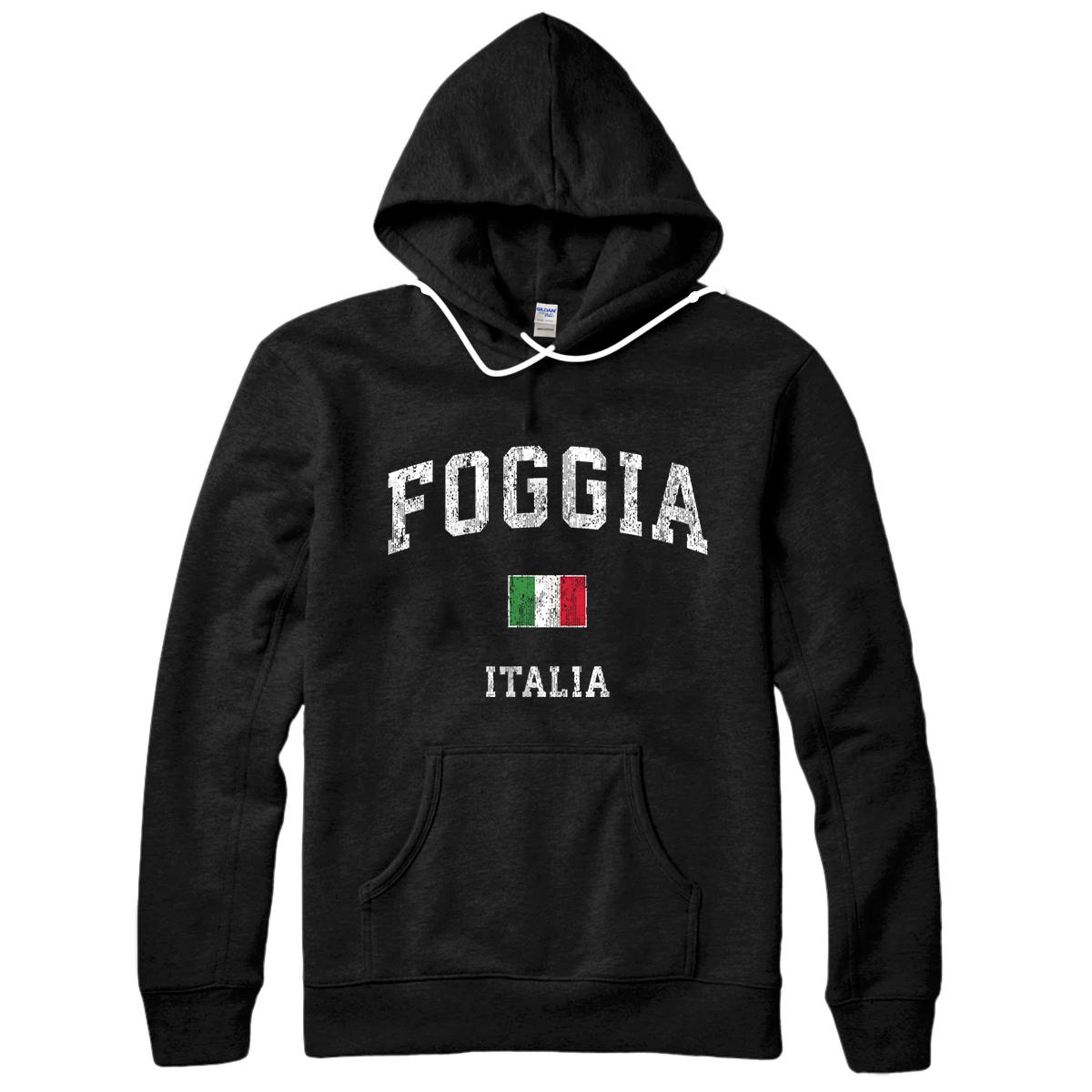 Foggia Italia Italy Vintage Athletic Sports Design Sweatshirt