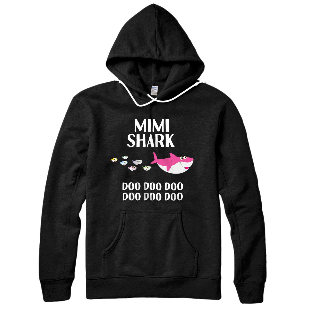 Mimi Shark Doo Doo Sweatshirt Hoodie For Women Grandma Pullover Hoodie