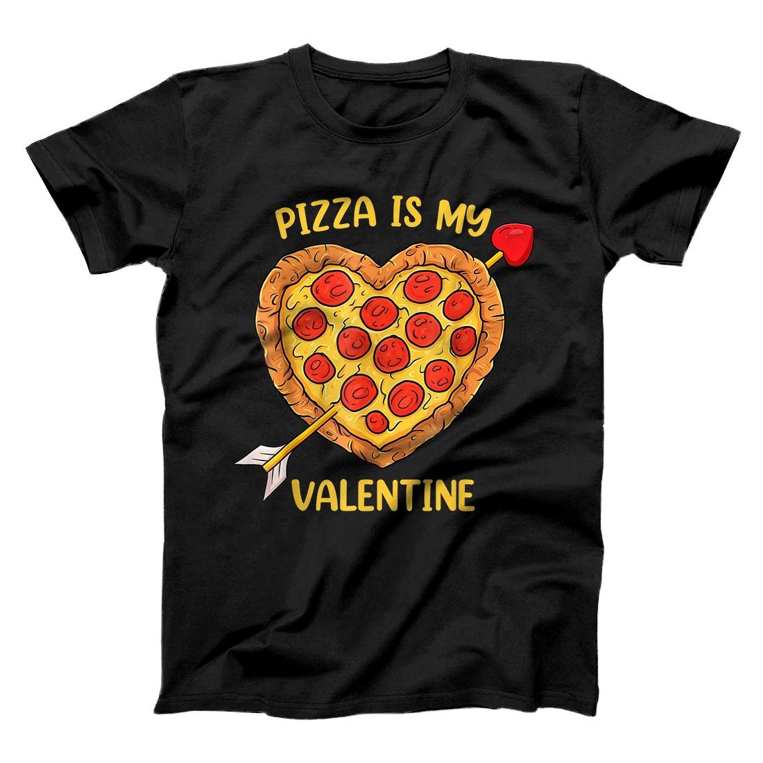 Personalized Pizza Is My Valentine Funny Valentines Day Gift T-Shirt