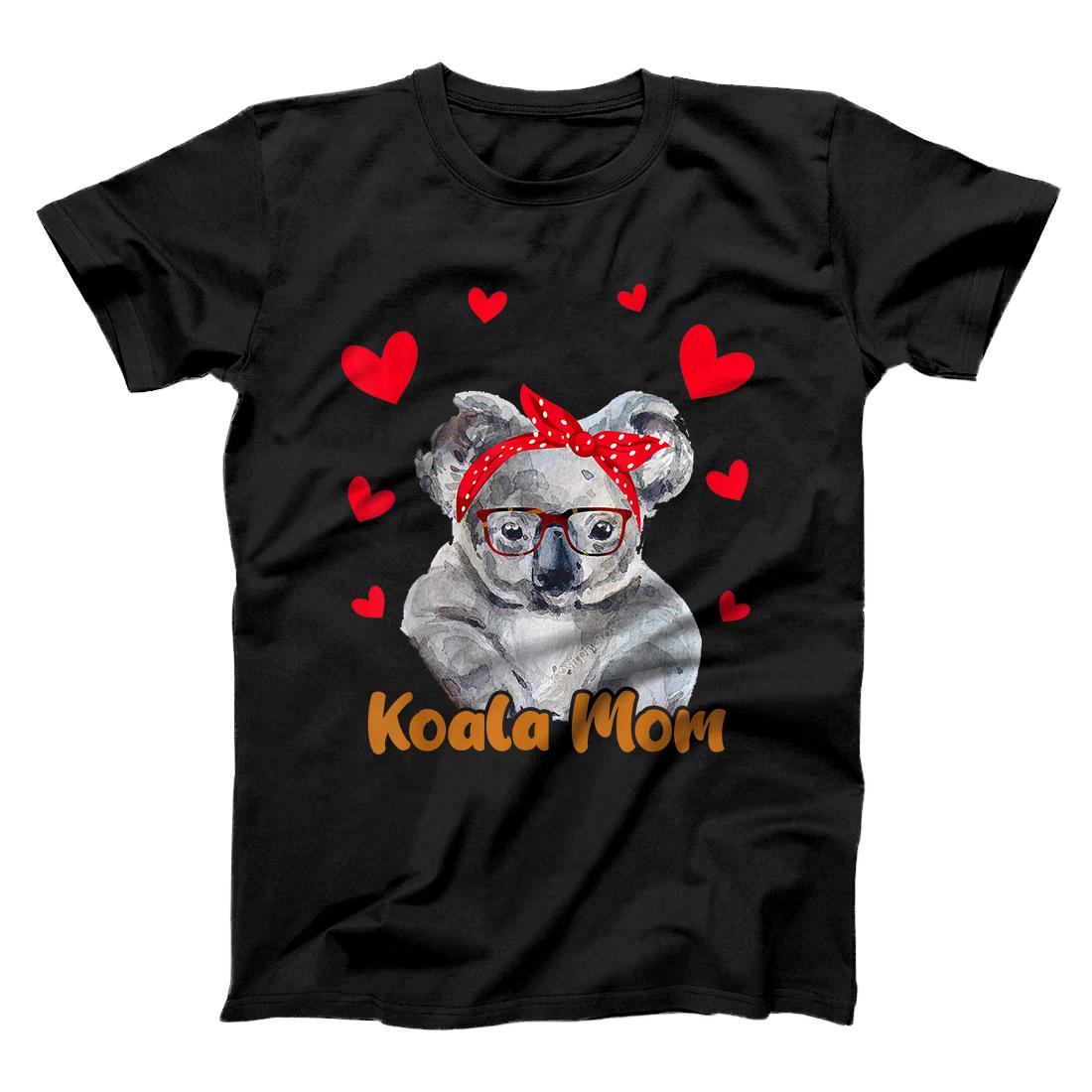 Personalized Koala Mom Valentines Day Koala Lover Mother Day Gift Women T-Shirt