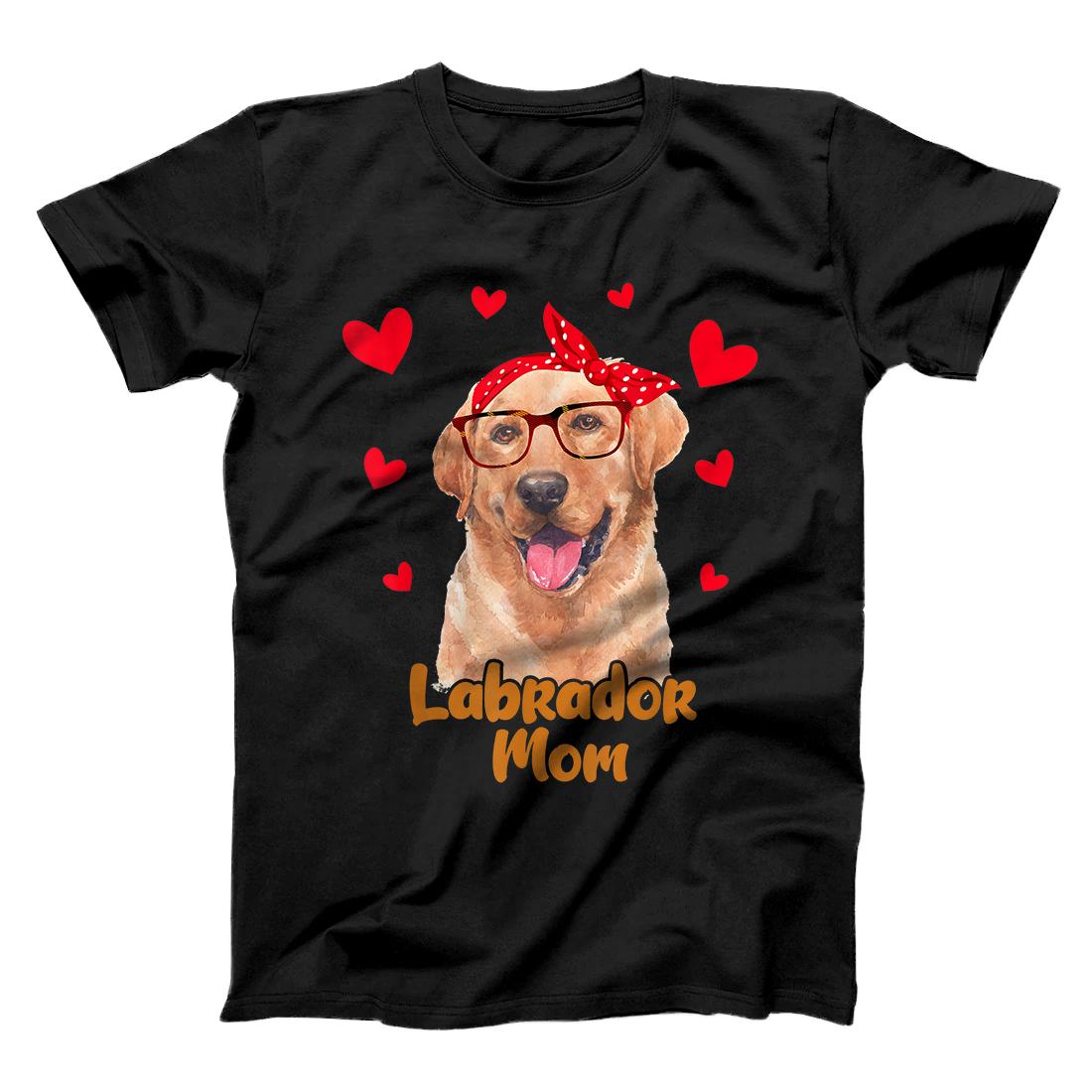 Personalized Labrador Mom Valentines Day Dog Mom Mother Day Gift Women T-Shirt