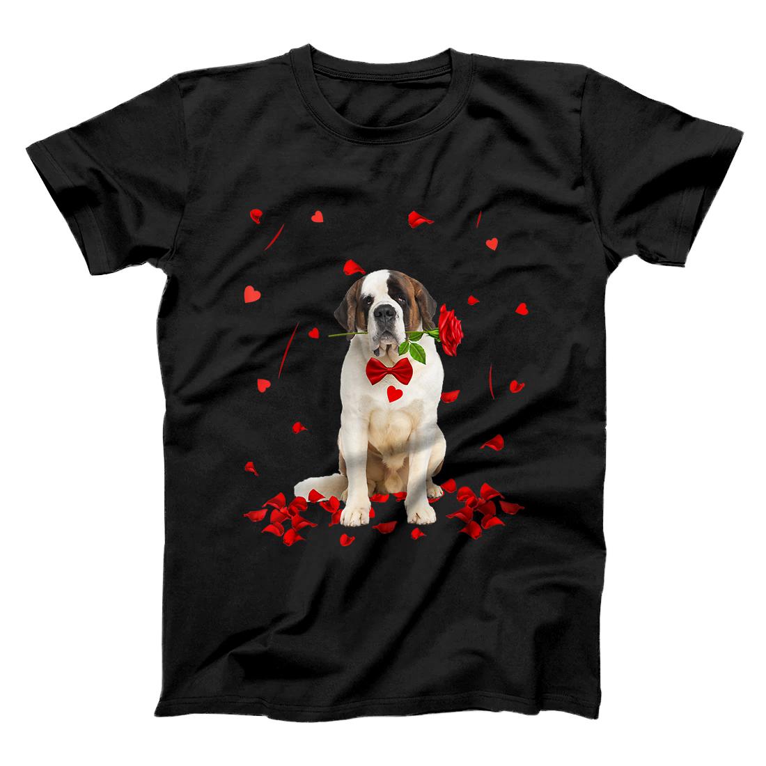 Personalized Bernard Valentine's Day Outfit Dog Valentine T-Shirt