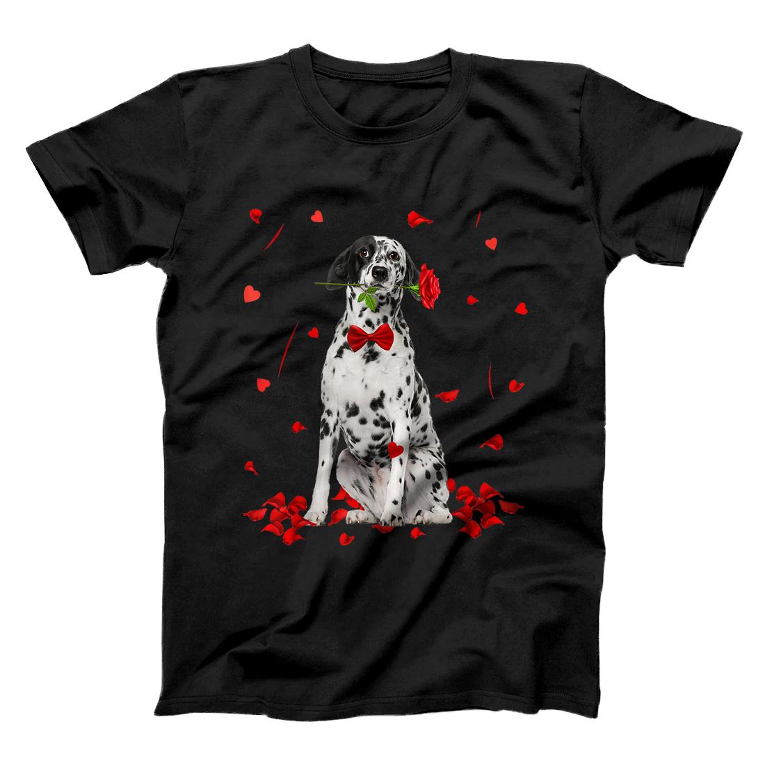 Personalized Dalmatian Valentine's Day Outfit Dog Valentine T-Shirt
