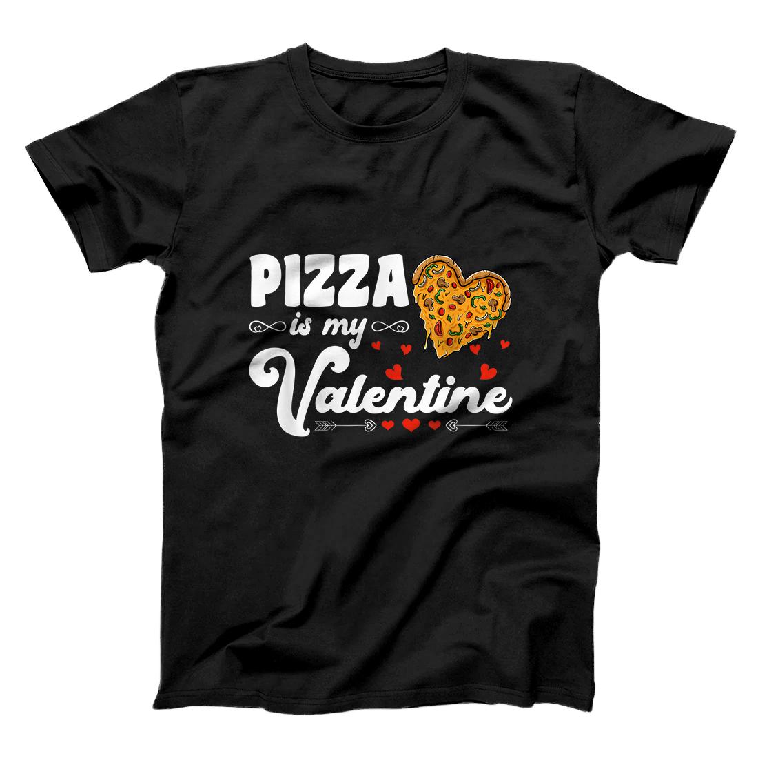 Personalized Funny Valentine's Day Boys Kids Gifts Pizza Is My Valentine T-Shirt