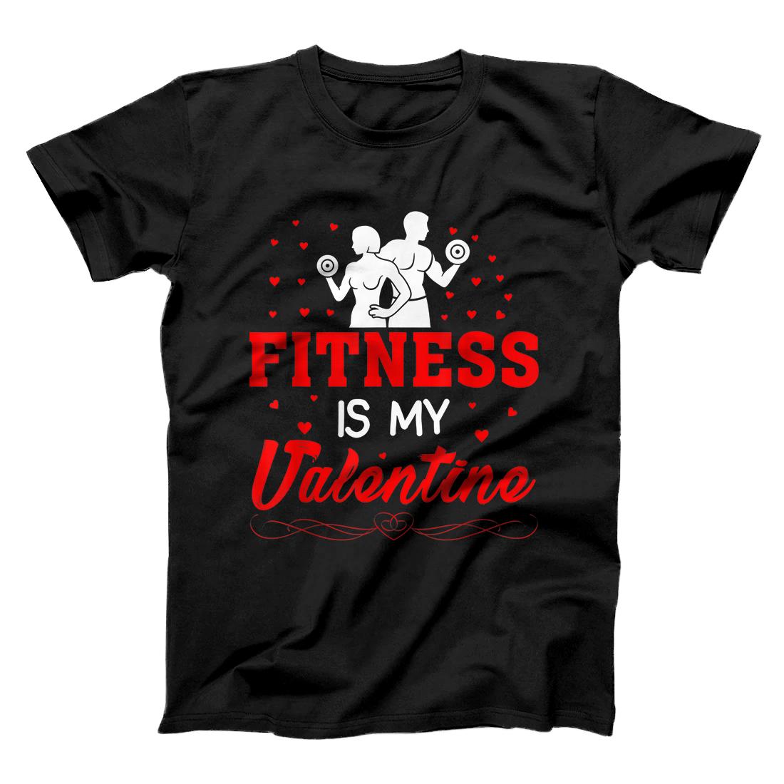 Personalized Valentines Day Shirt Fitness Is My Valentine Gift T-Shirt