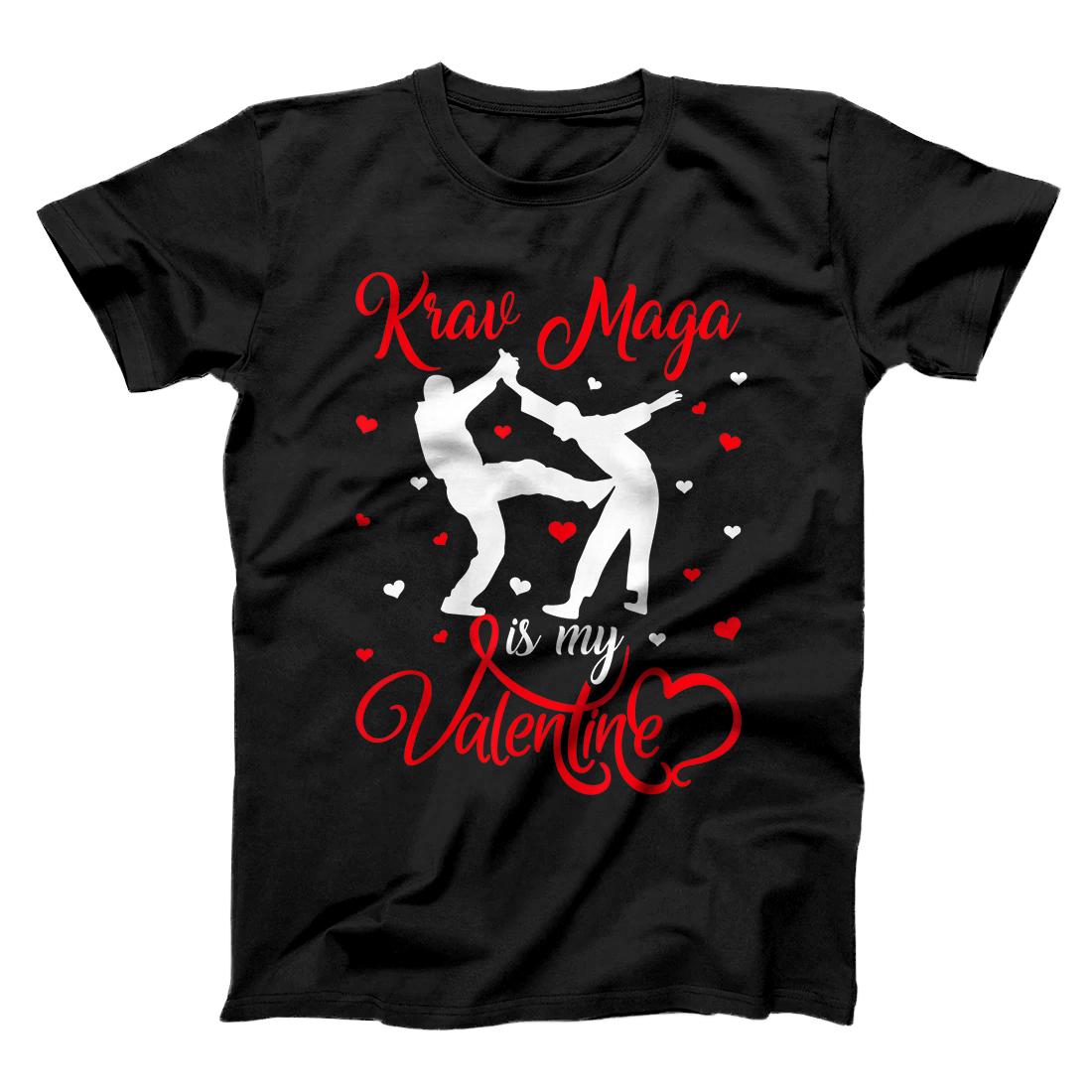 Personalized Krav Maga Is My Valentine Funny Krav Maga Valentine's Day T-Shirt