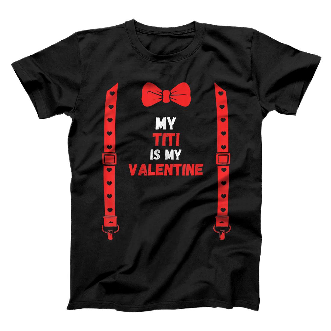 Personalized Valentines Day Custome my titi is my valentine For Him Kids T-Shirt