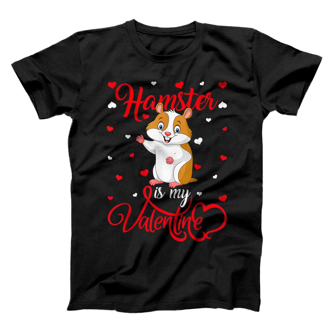 Personalized Hamster Is My Valentine Funny Hamster Valentine's Day T-Shirt