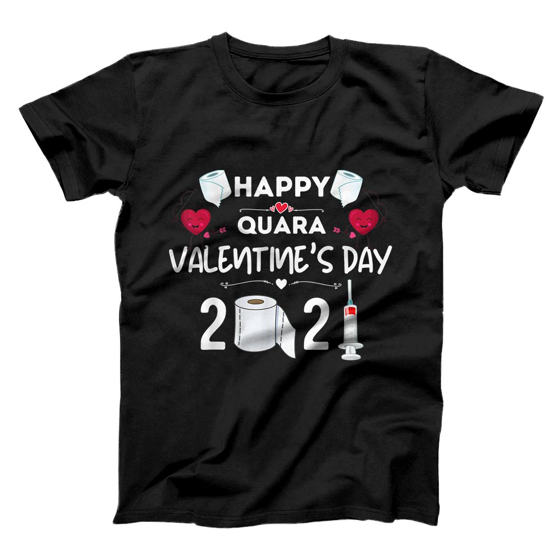 Personalized Happy Valentine's Day 2021 Funny Valentine Quarantine Gift T-Shirt