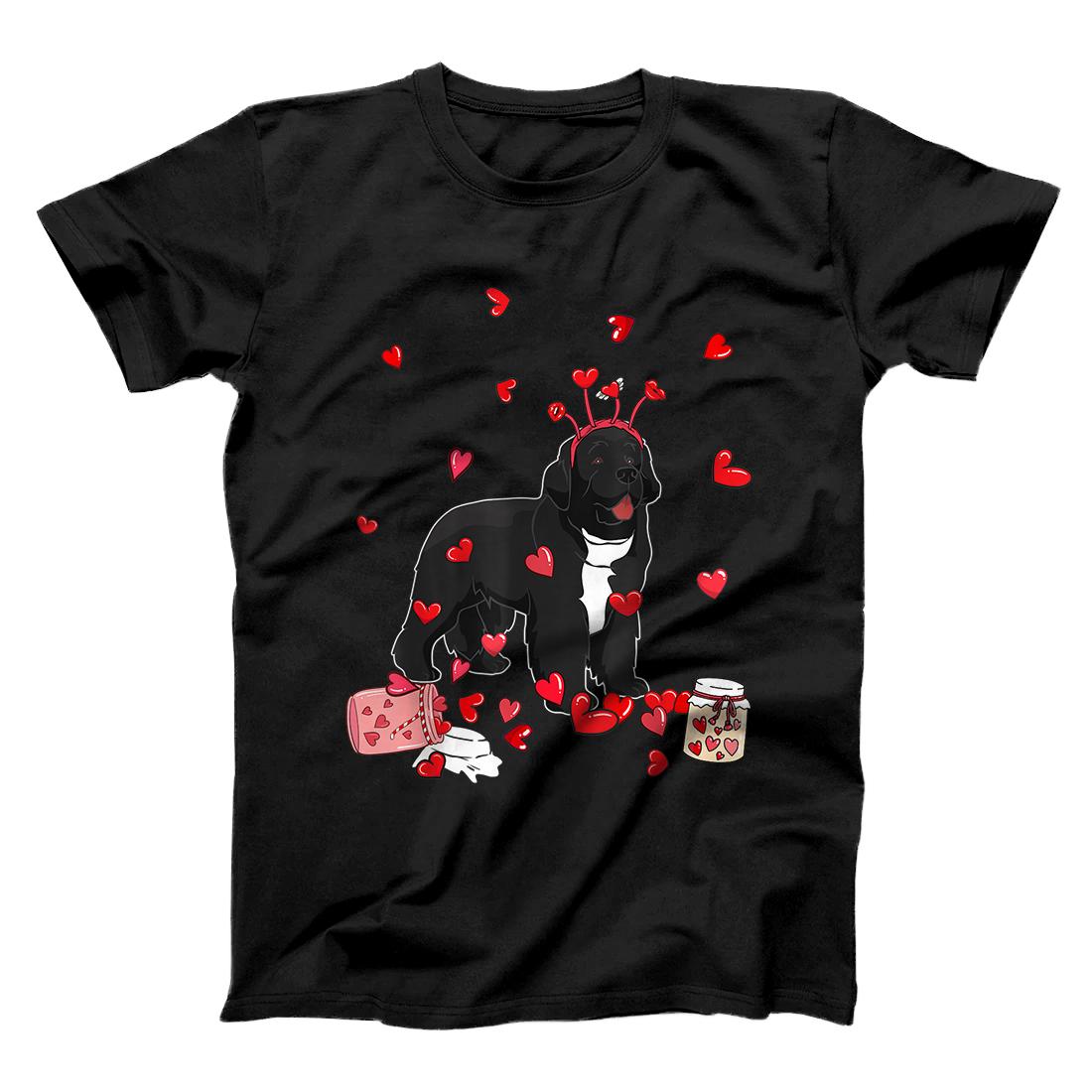 Dog Valentine Gift Cute Newfoundland Valentine's Day T-Shirt