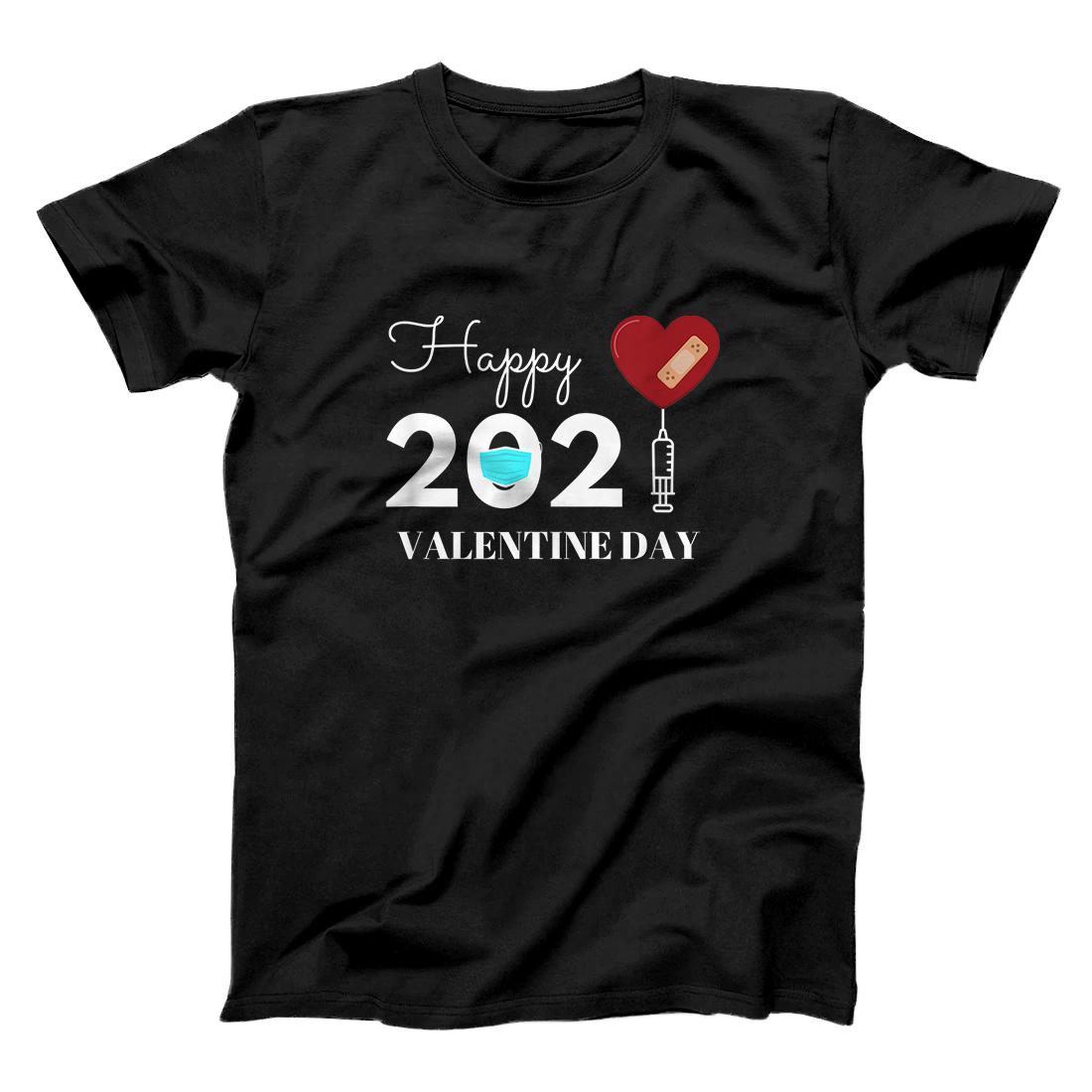 Happy Valentine's Day 2021 Funny Gift Valentine Quarantine T-Shirt